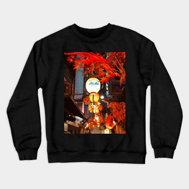 Golden Gai - Lantern Crewneck Sweatshirt by dagobah_days